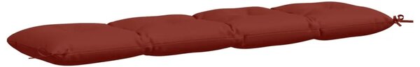 Jastučić za klupu VIANEN 100% poliester Crvena 160 x 40 x 12 cm - Crvena 160 x 40 x 12 cm
