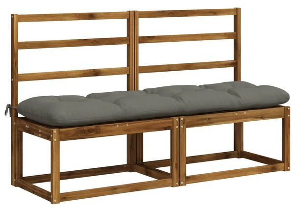 Jastučić za klupu VIANEN 100% poliester Siva 150 x 40 x 12 cm - Siva 150 x 40 x 12 cm