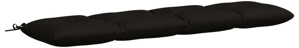 Jastučić za klupu VIANEN 100% poliester Crna 160 x 40 x 12 cm - Crna 160 x 40 x 12 cm