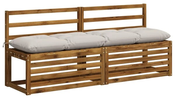 Jastučić za klupu VIANEN 100% poliester Bijela 160 x 40 x 12 cm - Bijela 160 x 40 x 12 cm