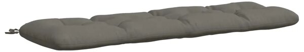 Jastučić za klupu VIANEN 100% poliester Siva 150 x 40 x 12 cm - Siva 150 x 40 x 12 cm