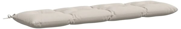 Jastučić za klupu VIANEN 100% poliester Bijela 160 x 40 x 12 cm - Bijela 160 x 40 x 12 cm