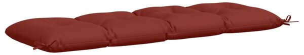 Jastučići za klupe VIANEN 2 kom. 100% poliester Crvena - Crvena 150 x 50 x 12 cm
