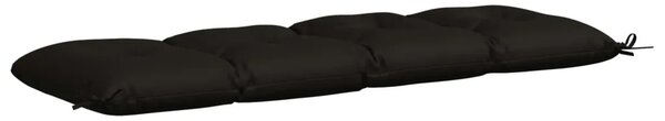 Jastučići za klupe VIANEN 2 kom. 100% poliester Crna - Crna 150 x 50 x 12 cm