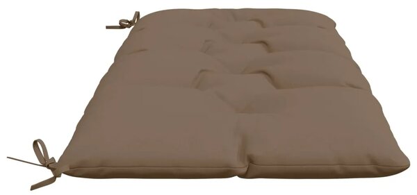 Jastučići za klupe VIANEN 2 kom. 100% poliester Sivosmeđa - Sivosmeđa 150 x 60 x 12 cm