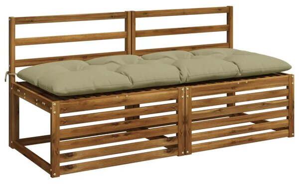 Jastučići za klupe VIANEN 2 kom. 100% poliester Svijetlo zelena - Svijetlo zelena 150 x 60 x 12 cm