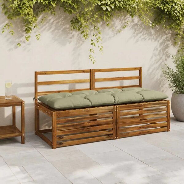Jastučići za klupe VIANEN 2 kom. 100% poliester Svijetlo zelena - Svijetlo zelena 150 x 60 x 12 cm