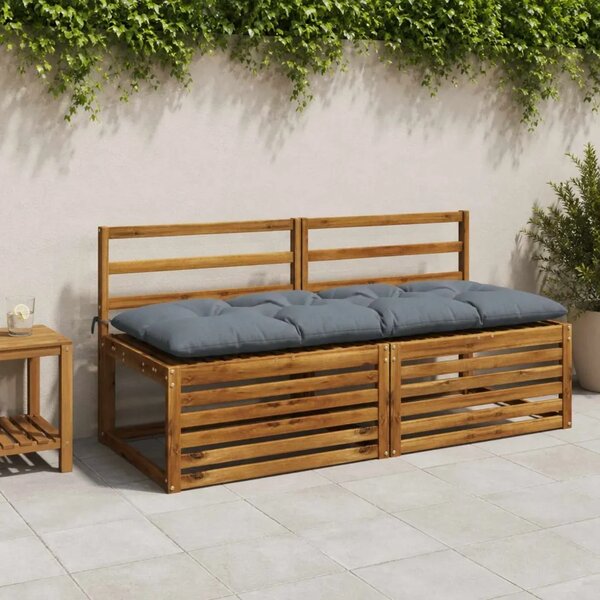 Jastučići za klupe VIANEN 2 kom. 100% poliester Plava - Plava 150 x 60 x 12 cm