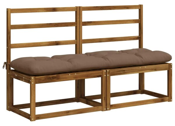 Jastučić za klupu VIANEN 100% poliester Sivosmeđa - Sivosmeđa 150 x 40 x 12 cm