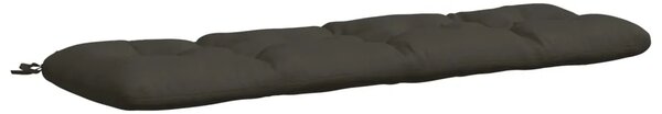 Jastučić za klupu VIANEN 100% poliester Antracit - Antracit 150 x 40 x 12 cm