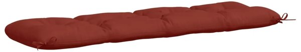 Jastučići za klupe VIANEN 2 kom. 100% poliester Crvena - Crvena 150 x 40 x 12 cm