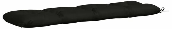 Jastučić za klupu VIANEN 100% poliester Crna 150 x 40 x 12 cm - Crna 150 x 40 x 12 cm