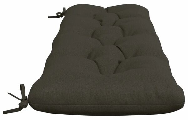 Jastučić za klupu VIANEN 100% poliester Antracit - Antracit 150 x 40 x 12 cm