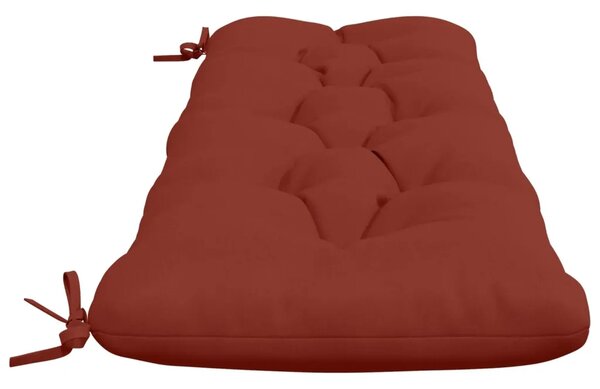Jastučići za klupe VIANEN 2 kom. 100% poliester Crvena - Crvena 150 x 40 x 12 cm