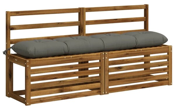 Jastučić za klupu VIANEN 100% poliester Siva 150 x 30 x 12 cm - Siva 150 x 30 x 12 cm