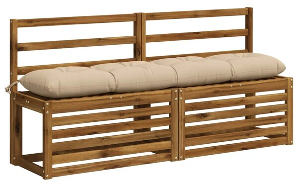 Jastučić za klupu VIANEN 100% poliester Krem 150 x 30 x 12 cm - Krem 150 x 30 x 12 cm