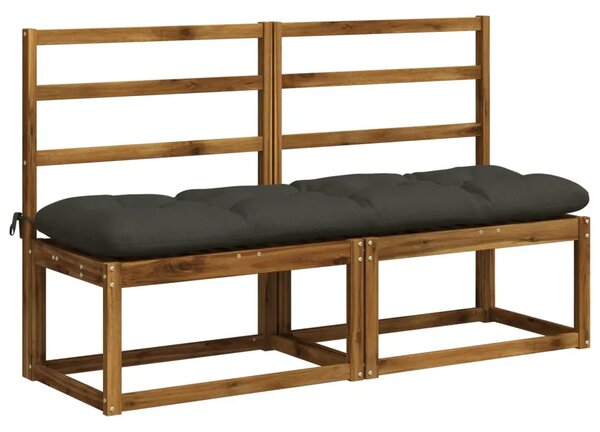 Jastučić za klupu VIANEN 100% poliester Antracit - Antracit 150 x 40 x 12 cm