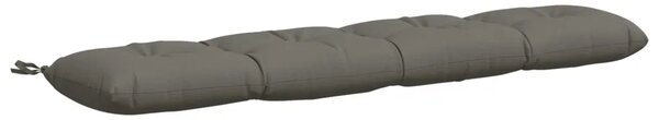 Jastučić za klupu VIANEN 100% poliester Siva 150 x 30 x 12 cm - Siva 150 x 30 x 12 cm