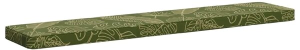 Jastučići za klupe - 2 dijela VUGHT 2 kom. 100% poliester - Listovski uzorak (poliester) 150 x 30 cm 2