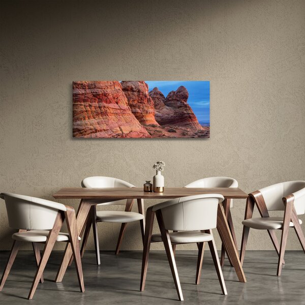 Slika - Valovi uz litice (120x50 cm)