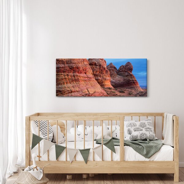 Slika - Valovi uz litice (120x50 cm)