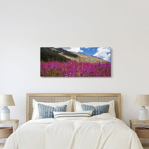 Slika pejzaža planinske livade (120x50 cm)