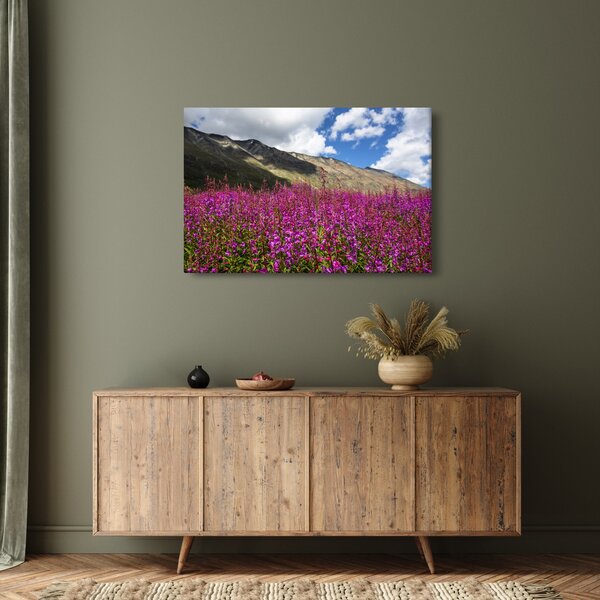 Slika pejzaža planinske livade (90x60 cm)