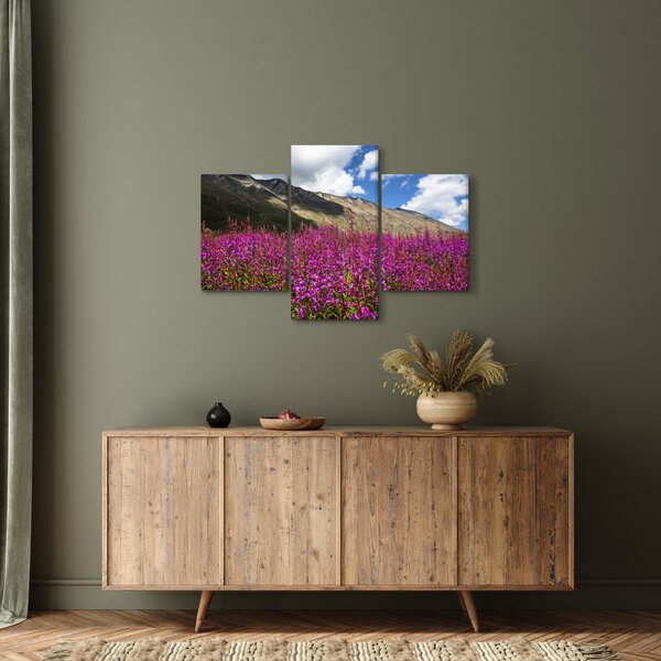Slika pejzaža planinske livade (90x60 cm)