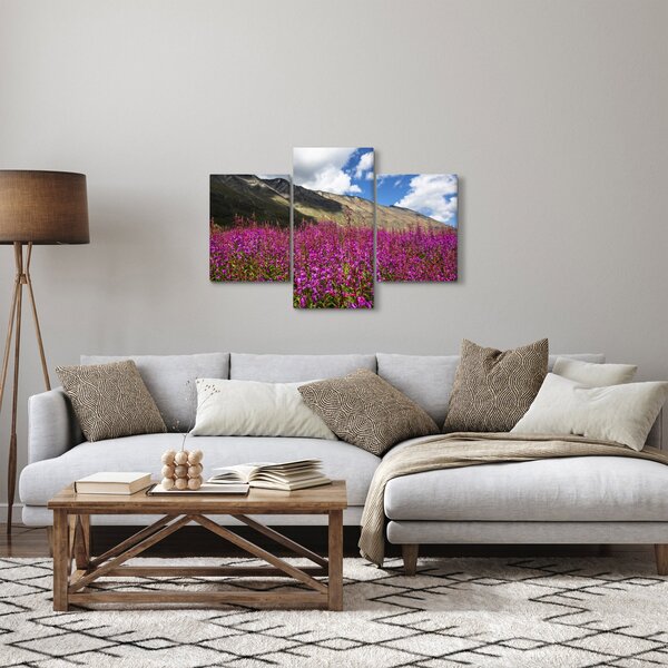 Slika pejzaža planinske livade (90x60 cm)