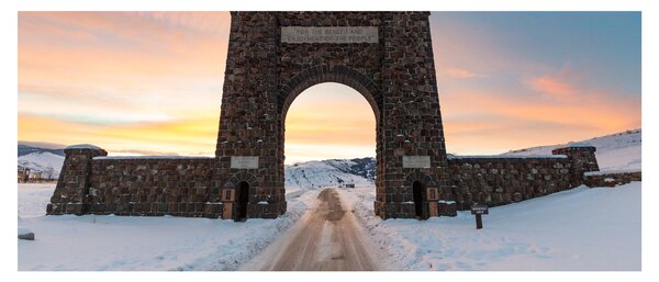 Slika vrata, Yellowstone (120x50 cm)