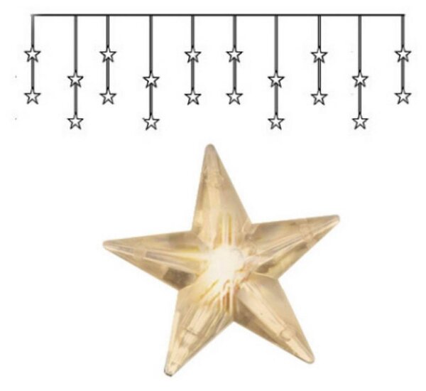 Eglo 410126 - LED Božićni svjetlosni lanac STAR 20xLED 1,8m topla bijela