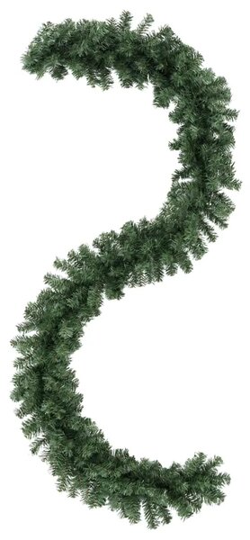 Božićni vijenci Zelena 270 cm PVC - Zelena bez LED svjetala