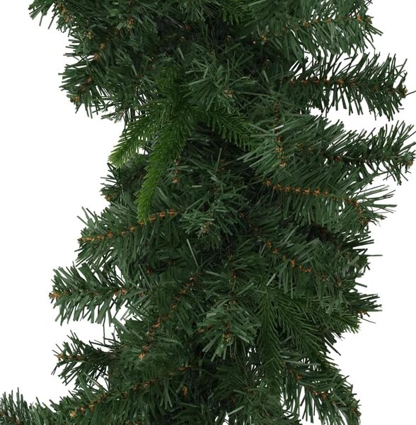 Božićni vijenci Zelena 270 cm PVC i PE - Zelena bez LED svjetala
