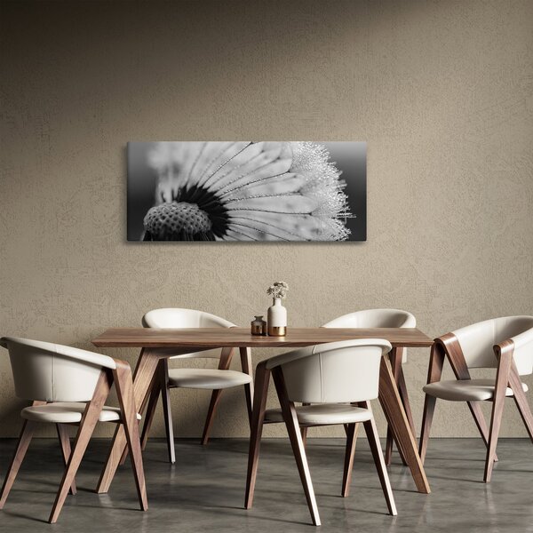Slika maslačka - crno-bijela (120x50 cm)