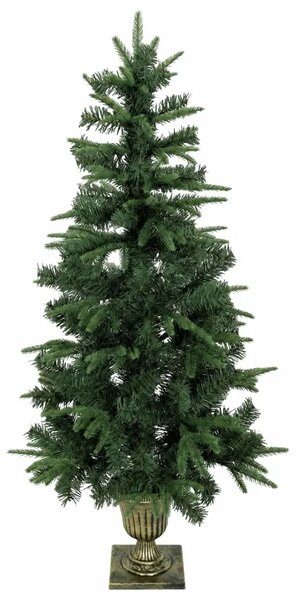 Mini božićno drvce 120 cm PVC i PE Zelena - Zelena 120 cm bez LED svjetala