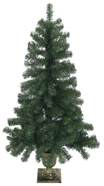 Mini božićno drvce 120 cm PVC Zelena - Zelena 120 cm bez LED svjetala
