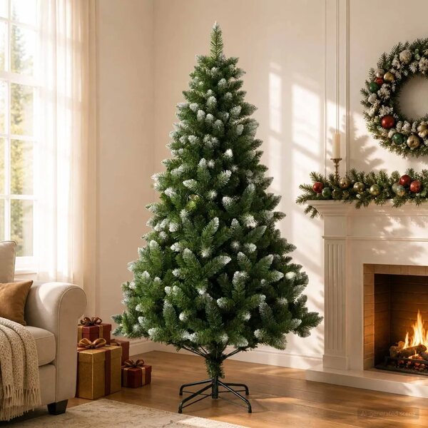 Umjetno božićno drvce 240 cm PVC i metal Zelena - 240 cm