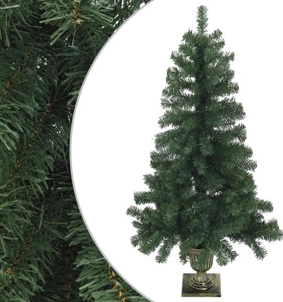 Mini božićno drvce 120 cm PVC Zelena - Zelena 120 cm bez LED svjetala