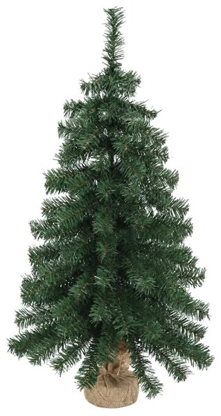 Mini božićno drvce 45 cm PVC Zelena - Zelena 45 cm bez LED svjetala