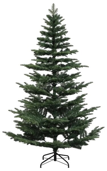 Umjetno božićno drvce s nogom 180 cm PE i PVC Zelena - Zelena 180 cm bez LED svjetala