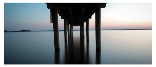 Slika - Mirna vodena površina (120x50 cm)