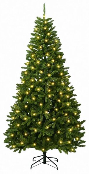 Umjetno božićno drvce s nogom 300 cm 1000 LED lampica - Svijetlo zelena Ø 138 x 300 cm s 1000 LED dioda
