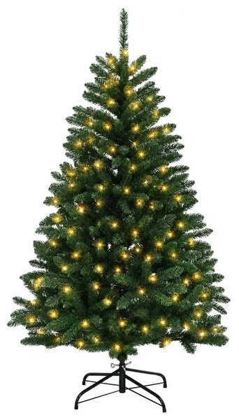Umjetno božićno drvce s nogom 180 cm 300 LED lampica - Srednje zelena Ø 90 x 180 cm s 300 LED dioda