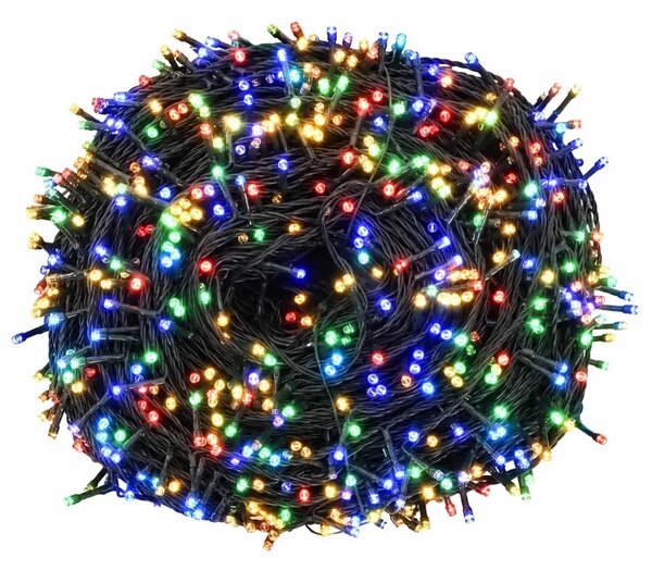 Božićne lampice s dva načina boja 300 LED lampica Višebojno - 300