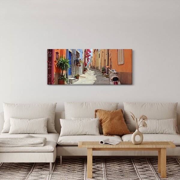 Slika ulice na Sardiniji (120x50 cm)
