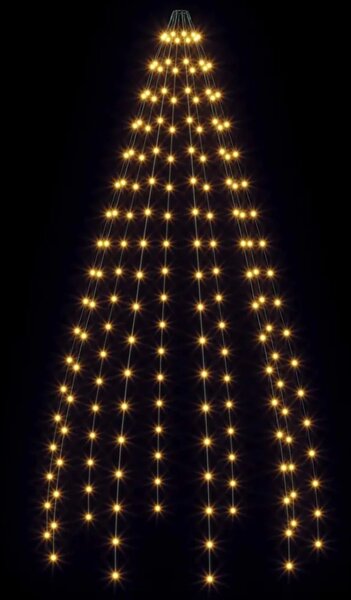 Svjetla za božićno drvce 180 LED lampica Topla bijela 180 cm - 180 Topla bijela