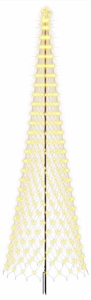 LED božićno drvce 500 cm 550 LED lampica Topla bijela Željezo - Topla bijela 500 cm