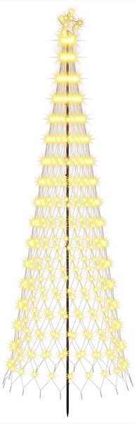 LED božićno drvce 300 cm 350 LED lampica Topla bijela Željezo - Topla bijela 300 cm