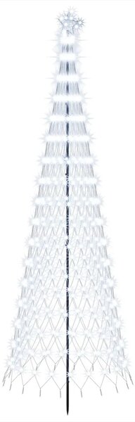 LED božićno drvce 300 cm 350 LED lampica Hladno bijela Željezo - Hladna bijela 300 cm