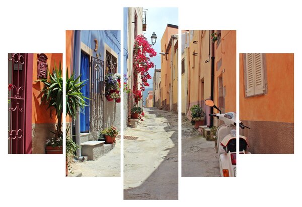 Slika ulice na Sardiniji (150x105 cm)